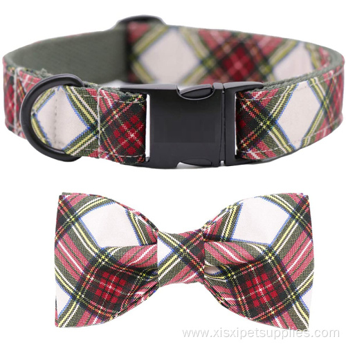 Dog Collars Bow Tie Printed Pet Collar
